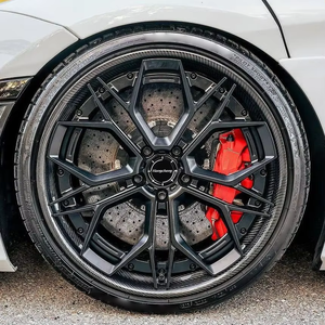 ล้อฟอร์จ 2 ชิ้น สำหรับรถยนต์แต่ง ขนาด 18" 19" 20" 21" 22 นิ้ว 5x112 5x120 5x114.3 คาร์บอนไฟเบอร์ - Product Image 2