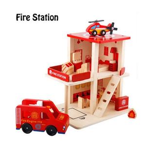 Bambini in legno fai-da-te Giochi <span class=keywords><strong>di</strong></span> imitazione Giocattoli Simulazione Cosplay Capanna fai-da-te Ufficio <span class=keywords><strong>di</strong></span> <span class=keywords><strong>polizia</strong></span> Vigili del f - Product Image 2