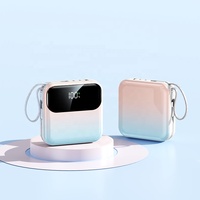 Promotion Nouvelle Batterie Li-Polymère à Charge Rapide 22,5W 20000mAh Ultra Mince Portable Double USB Type-C pour Téléphones Mobiles