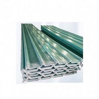 Panneau de toiture ondulé en PRV transparent ignifuge en résine polyester insaturée moderne, plaque d'éclairage solaire