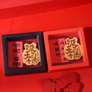 Pegatina Metálica para Teléfono <span class=keywords><strong>con</strong></span> Diseño de Dibujos Animados en Lámina Dorada que Simboliza la Buena Fortuna Continua - Product Image 1