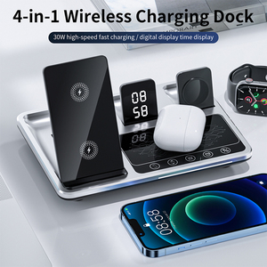 เครื่องชาร์จอเนกประสงค์แบบไร้สาย15W 6 in 1แท่นชาร์จไร้สายมาตรฐานสำหรับ <span class=keywords><strong>iPhone</strong></span> สำหรับ airpones - Product Image 3