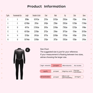 Trajes de Danza de Alabanza para Niñas de 6 a 16 Años, Conjunto de Mono para Patinaje Artístico con Diadema para Actuaciones en Escenario y Eventos - Product Image 6