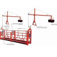 Plataforma Elevadora Eléctrica de Acero IV.ZLP800 con Capacidad de Carga de 1000 kg y Altura de Elevación Superior a 10 m para Uso en Construcción