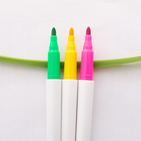 Ensemble de 12 marqueurs avec clip, effaçables, pour tableau blanc, pour l'école, le bureau, le dessin, l'écriture, la papeterie, en stock, vente en gros