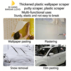 Racloir à papier peint plat en plastique épaissi de qualité industrielle, personnalisable ODM, spécial, agrandi, durci, outil mural façonnable - Product Image 5