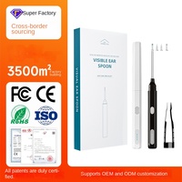 Endoscope auriculaire numérique HD avec caméra pour inspection du cérumen et cure-oreille, Modèle V21, éclairage LED, portable, magique