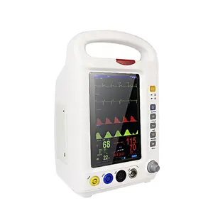 Hospital Equipment Meidcal Clinic Healthcare 7 inch Light Weight Multiparameter Patient Monitor Machine