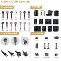 5 en 1 Salon professionnel qualité haute vitesse ions négatifs sèche-cheveux Multi Styler professionnel sèche-cheveux outil de coiffure