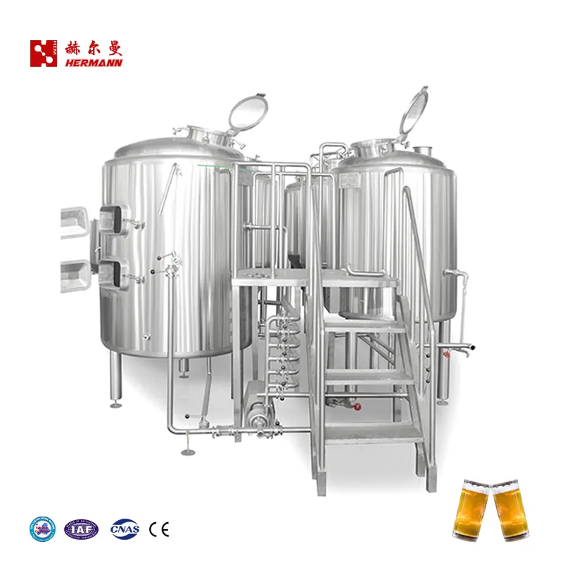 Casa de cervecería de 200L, 300L, 500l, 1000l, equipo de microartesanía, máquina de fabricación de cerveza, equipo de cerveza