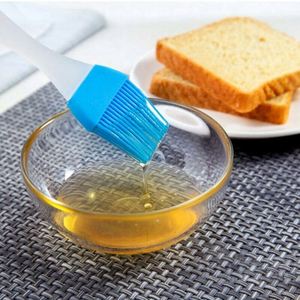 Pinceau à badigeonner en silicone pour barbecue, cuisson, pain, huile et graisse, avec manche transparent - Product Image 2