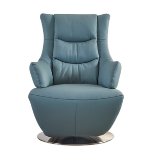 Intelligenter Moderner Elektrischer <span class=keywords><strong>Massage</strong></span>-Chefsessel mit Lendenwirbelstütze Echtleder Metallrahmen Höhenverstellbarer Bürostuhl - Product Image 3