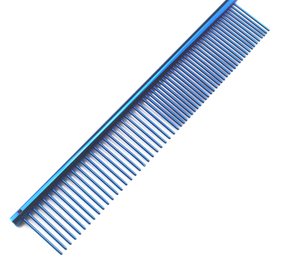 Peine de pulgas de acero inoxidable para perros, cepillo de dientes de colores para aseo de mascotas - Product Image 3