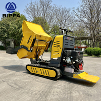 Rippa Mini-Raupendumper 500kg 1000kg Elektrischer Ketten-Minidumper