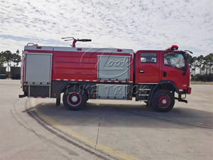 รถดับเพลิงป่าภูเขา4x4 4WD รถกู้ภัยไฟป่า5000ลิตรไตร-ริง - Product Image 6