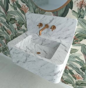 Wastafel Batu Marmer Calacatta Viola Berkualitas Tinggi untuk Meja Rias - Product Image 5