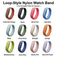 Bracelet intelligent en nylon avec boucle métallique Beiman pour Google Fitbit, bracelet de montre tressé respirant, étanche, largeur de bracelet 14 mm