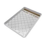 Plateau de service en mélamine à impression personnalisée plateau en mélamine de Noël personnalisé plateaux rectangulaires en mélamine en vrac