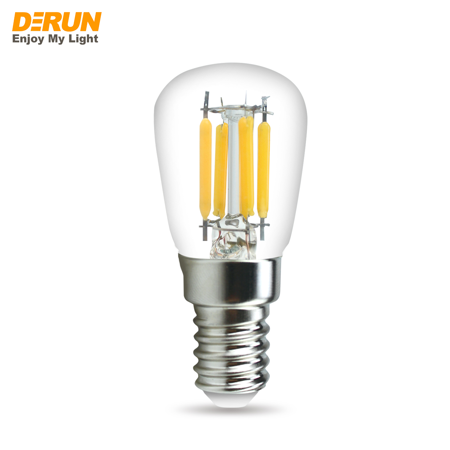 Hot Selling 220V ST26 LED Filament Bulb 2W 4W E14 Refrigerator Led Light Lamp , FLT-MINI-E14