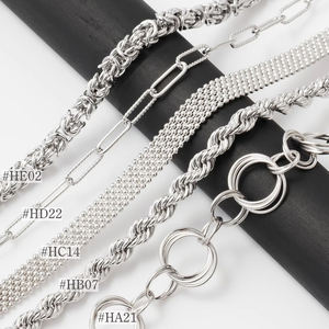 Cadenas de joyería de plata de ley 925 hechas a mano, collares de moda 2025 para mujer, accesorio de joyería de moda - Product Image 1