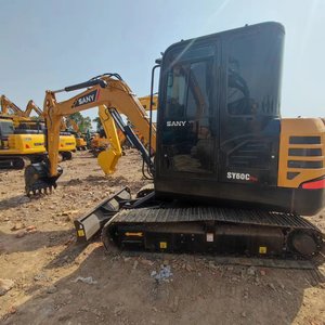 Excavadora Usada de Marca Nacional al Precio Más Bajo, SANY60C, Mini Excavadora Usada de 6 Toneladas, SANY60, Maquinaria de Alta Calidad en Venta - Product Image 1