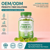 Gommes de fibres prébiotiques 8g OEM ODM Marque privée Vente en gros Haute qualité Inuline Complexe de vitamines B 60 pièces pour la santé intestinale