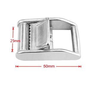 Hebillas de Liberación Lateral de Acero Inoxidable de 25 mm, Hebillas Metálicas Duraderas para Correas y Cinchas - Product Image 2