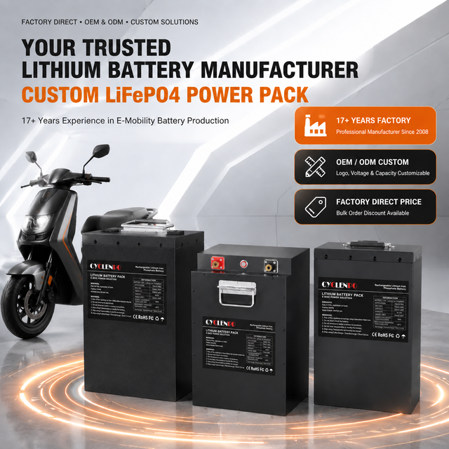 Fast Charging 60V Li-Ion 20Ah/30Ah Lithium Battery Pack Built-in BMS Waterproof Electric Motorcycle Scooter Rechargeable 6000