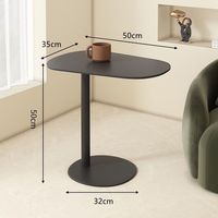 Dänischer Designer Tufei Kleiner Luxuriöser Moderner Nordischer Stil Edelstahl Antiker Couchtisch Konvertierbarer Beweglicher Ecktisch