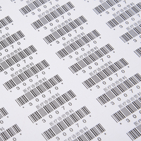 Muestra Gratuita de Etiquetas Autoadhesivas de Papel para Prescripciones Médicas, Tamaño A4, Blancas, con Código de Barras y Precio