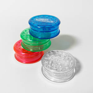 Broyeur à tabac en plastique 3 couches de 60 mm avec tiroir, broyeur à tabac personnalisé - Product Image 1