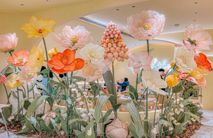 ดอกไม้ประดิษฐ์ทำมือขนาดใหญ่ รุ่น J-007 สวยงามหรูหรา ดอกป๊อปปี้และดอกไฮยาซินธ์ สำหรับตก<span class=keywords><strong>แต่ง</strong></span>หน้าร้าน <span class=keywords><strong>งาน</strong></span>อีเว้นท์ และฉากหลัง<span class=keywords><strong>งาน</strong></span><span class=keywords><strong>แต่ง</strong></span><span class=keywords><strong>งาน</strong></span> - Product Image 3