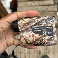 Télémètre de chasse camouflage INORM LA 2000 avec logo personnalisé, grossissement 6X, chargement USB-C, verrouillage de la visée, vibration, mesures multiples