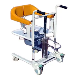 Vendita calda della fabbrica di sollevamento del paziente idraulico trasferimento sedia impermeabile bagno attrezzature di sicurezza per il trasferimento del paziente