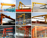 Grue semi-portique mobile électrique sur mesure pour entreprises industrielles, utilisée en extérieur, capacité de levage 25 tonnes