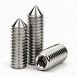 Tornillos de Fijación Puntiagudos de Acero Inoxidable Gude M4 M5 M6 M8 DIN914 A2-70 Clase C para Equipos de Transporte Ferroviario - Product Image 2