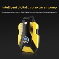 Smart Tire Inflator Pump with Digital Pressure Gauge 12V Portable Air Compressor Auto Shut Off for Vehicle Tire Inflation
