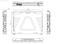Ordinateur portable robuste étanche IP65 avec écran de 15,6 pouces, processeur intégré de 14e génération Ultra 7 165H 5,0 GHz, 32 Go de RAM, 256 Go de SSD, carte graphique MXM en stock