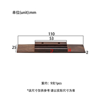 110MM 4-String Rosewood Ukulele Bridge Acoustic Guitar Accessory Stringed Instruments Parts & Accessories