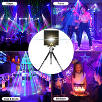 Igreslite Mini Full RGB Color Animación Luz láser Control móvil Iluminación de escenario para clubes nocturnos y actuaciones de DJ