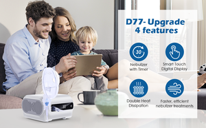 Beste tragbare Verne bler Maschine Medizinische Digital anzeige Kolben kompressor Verne bler für Kinder und Erwachsene - Product Image 6