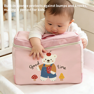 Caja de Almacenamiento de Juguetes de Gran Capacidad, Organizador de Tela Plegable con Tapa Superior y Asa de Agarre, Contenedor para Guardar en el Dormitorio o el Armario - Product Image 5