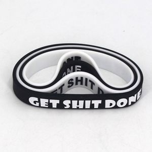 Pulseras de Silicona Promocionales Personalizadas con Logotipo, Inspiradas para Adultos, con Grabado en Relieve y Relleno de Tinta - Product Image 6