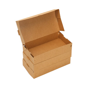 Cartelle per Alimenti in Carta Kraft Impermeabile, Monouso ed Ecologiche, Qualità Premium, Direttamente dalla Fabbrica, per Consegna di <span class=keywords><strong>Pasticceria</strong></span>, Dessert e Pollo Fritto - Product Image 2