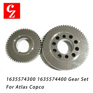 OEM New Gearwheel <b>Set</b> 2pcs for Atlas Copco Air Compressor 1635 5743 00 1635 5744 00 with High Quality 1635574300 1635574400 - Product Image 1