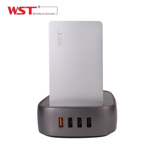 Shenzhen wst oem restaurante <span class=keywords><strong>biblioteca</strong></span> café 8 en 1 compartido banco <span class=keywords><strong>de</strong></span> potencia con cable powerbank estación <span class=keywords><strong>de</strong></span> acoplamiento - Product Image 6