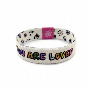 Pulsera Elástica Personalizada con Correa de Banda Elástica, Etiqueta Tejida por Sublimación, Diseño para Conciertos y Festivales de Música, Directo de Fábrica - Product Image 6