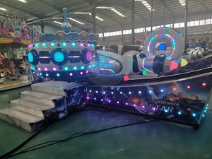 Équipement de terrain de jeu intérieur pour enfants balançoire folle rotative enfants mini voiture volante électrique à vendre manèges d'amusement électriques - Product Image 5