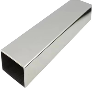 Brushed Finish Stainless Steel <b>Square</b> Rectangular <b>Pipe</b> 304 Anti Fingerprint Surface Welded Hollow Section For Modern Furniture - Product Image 6