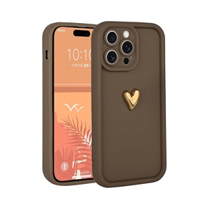 เคสโทรศัพท์ลายหัวใจ 3 มิติ สุดหรู สำหรับ 17 16 15 14 13 Pro Max  บางเฉียบ ผลิตจาก TPU  ป้องกันแรงกระแทก  พร้อมดีไซน์รูปหัวใจ - Product Image 1